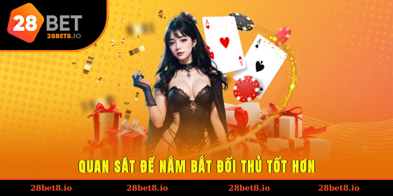 Quan sát để nắm bắt đối thủ tốt hơn