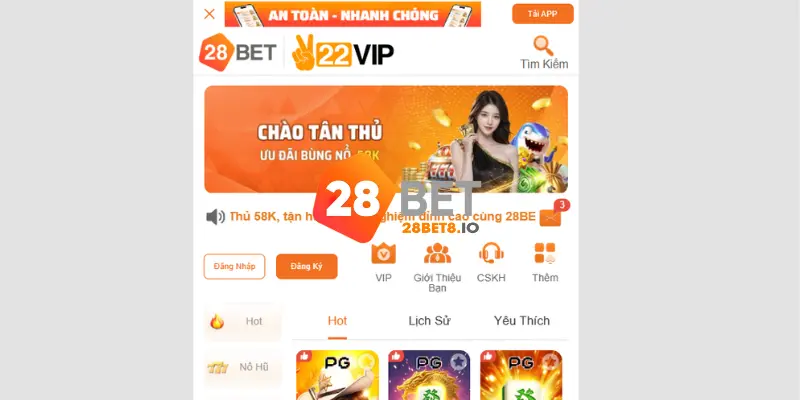 28BET - Link Trang Chủ 28BET.COM Uy Tín #1 VN Tặng +288K 3 28BET thiết kế giao diện hiện đại, dễ dàng sử dụng